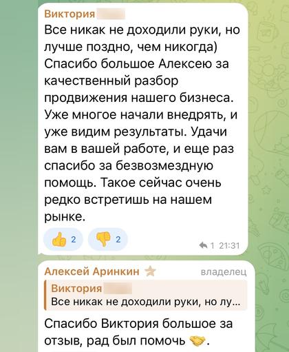 Отзыв о разборе продвижения гостиницы